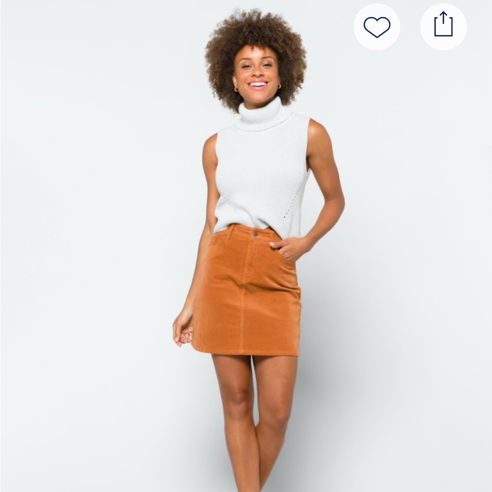 Market & Spruce A-Line Skirt